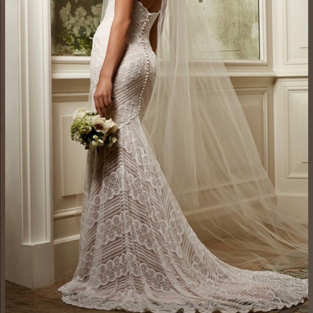 Brand New W-too by Watters Pippin Wedding Dress.